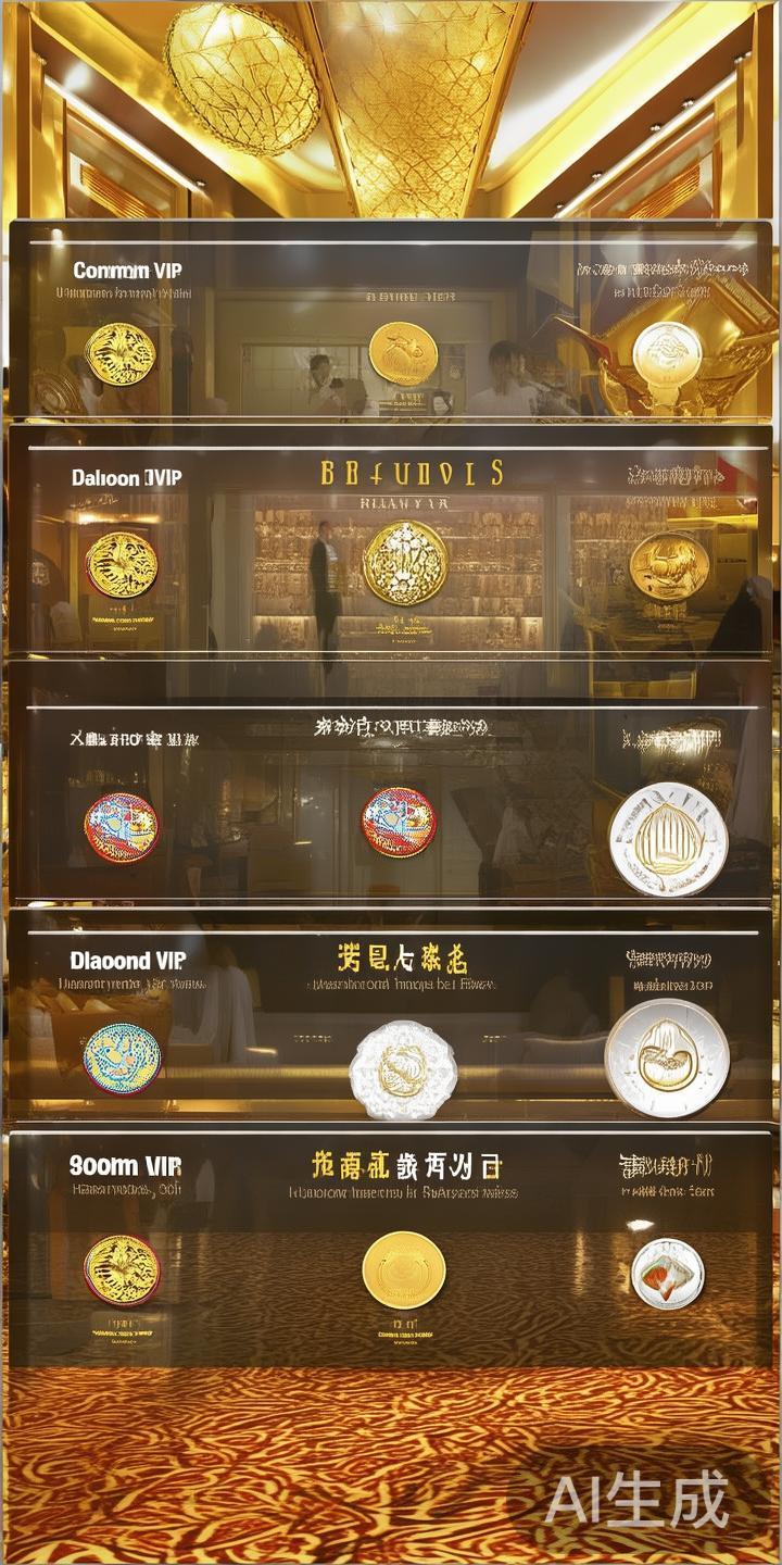 新金沙赌场将VIP会员划分为多个等级，主要包括普通